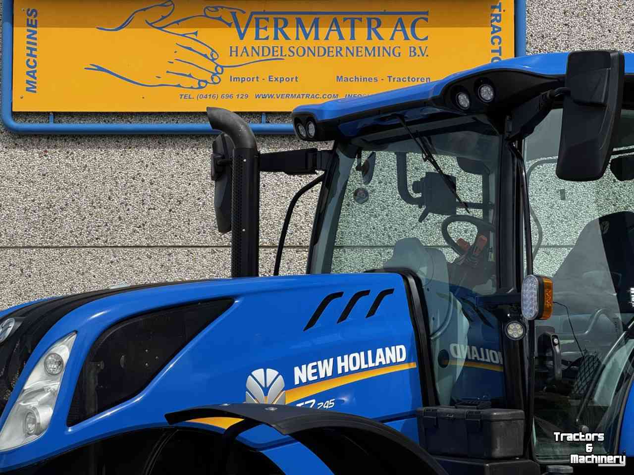 Tractor / Trekker New Holland T7.245PC Stage V Fronthef Lucht Hydr rem  GPS 50km