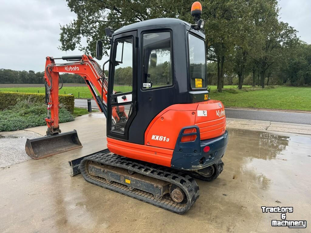 Mini-graver / Mini-graafmachine Kubota KX61-3