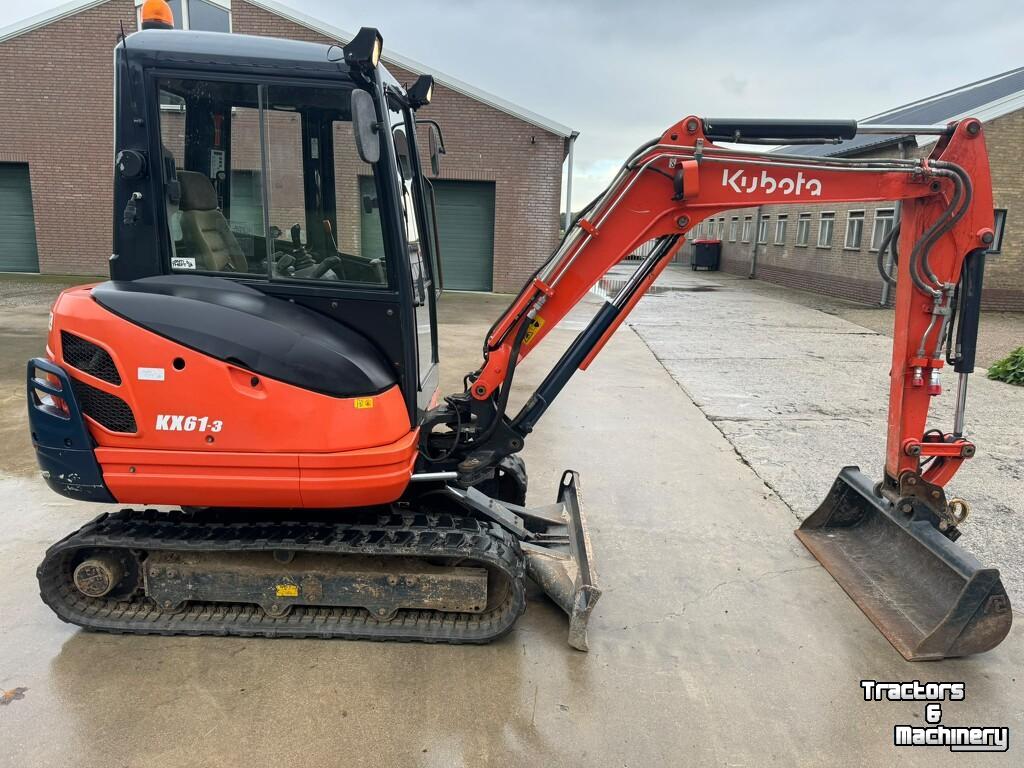 Mini-graver / Mini-graafmachine Kubota KX61-3