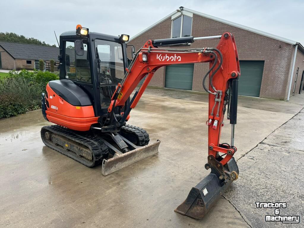 Mini-graver / Mini-graafmachine Kubota KX61-3