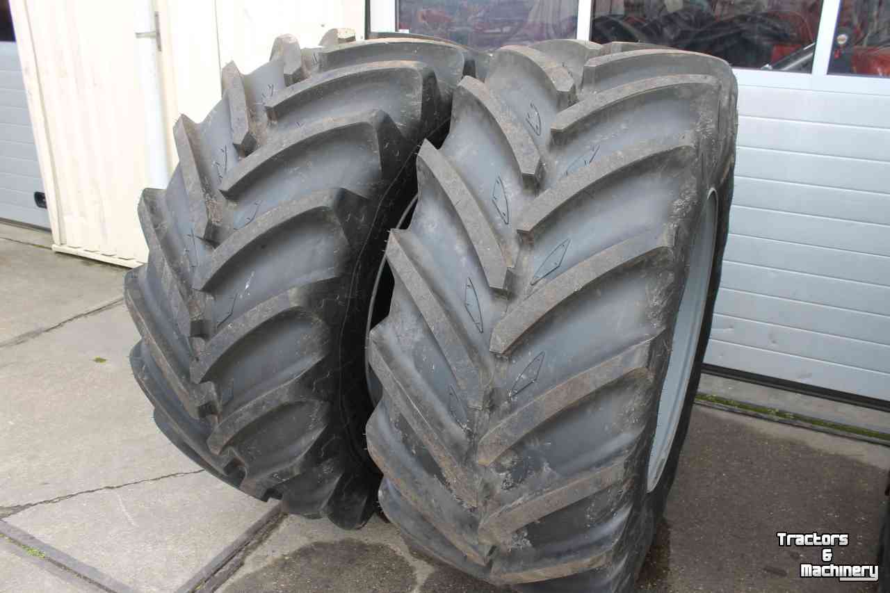 Wielen, Banden, Velgen & Afstandsringen Michelin 600/60R30 trekkerbanden voorbanden tractorprofiel op wiel velg 10 gaats