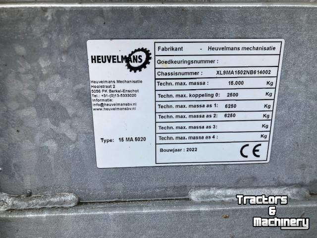 Vierwielige wagen / Landbouwwagen Heuvelmans 15 MA 5020 chassis