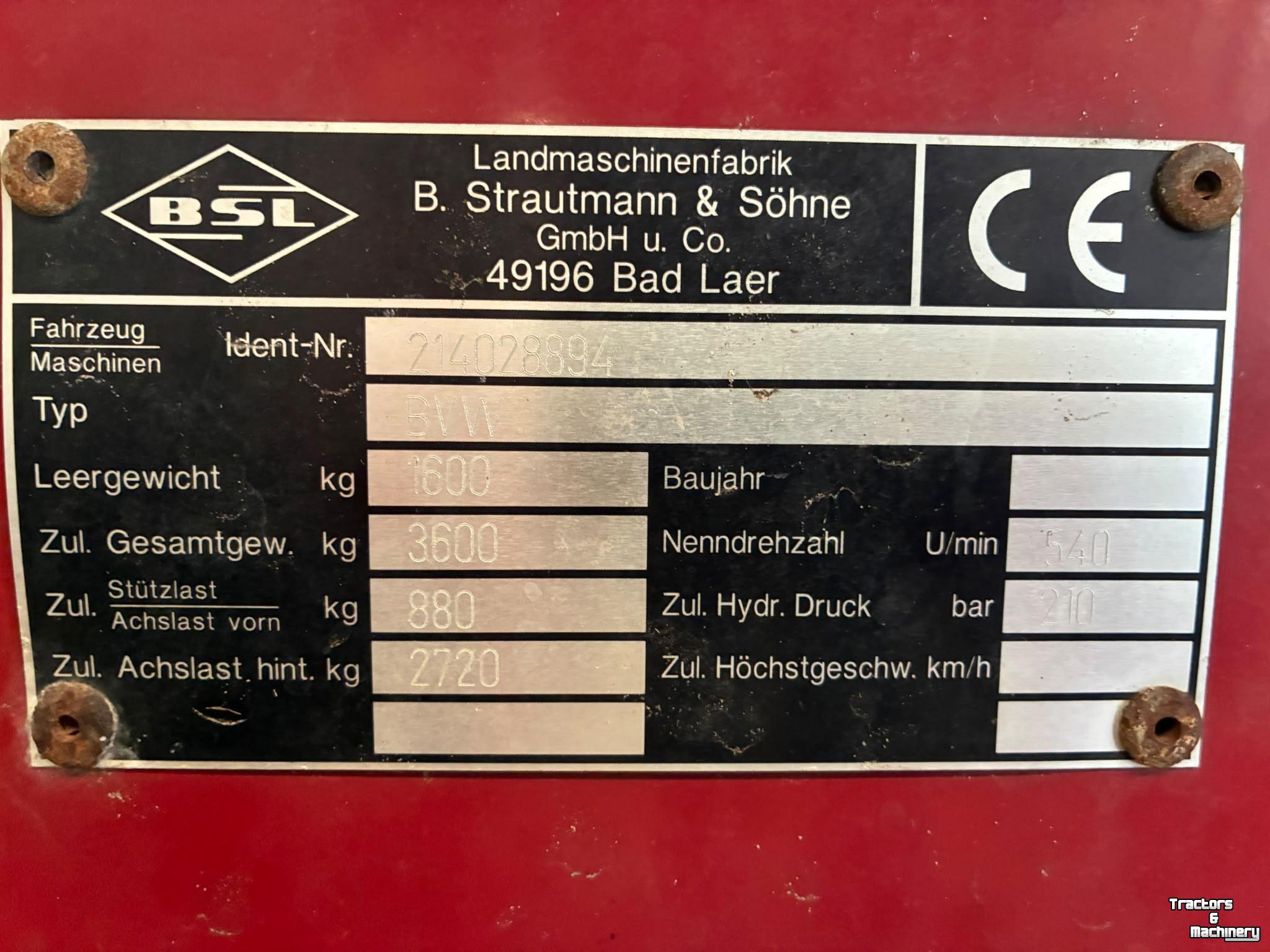 Blokkendoseerwagen Strautmann BVW