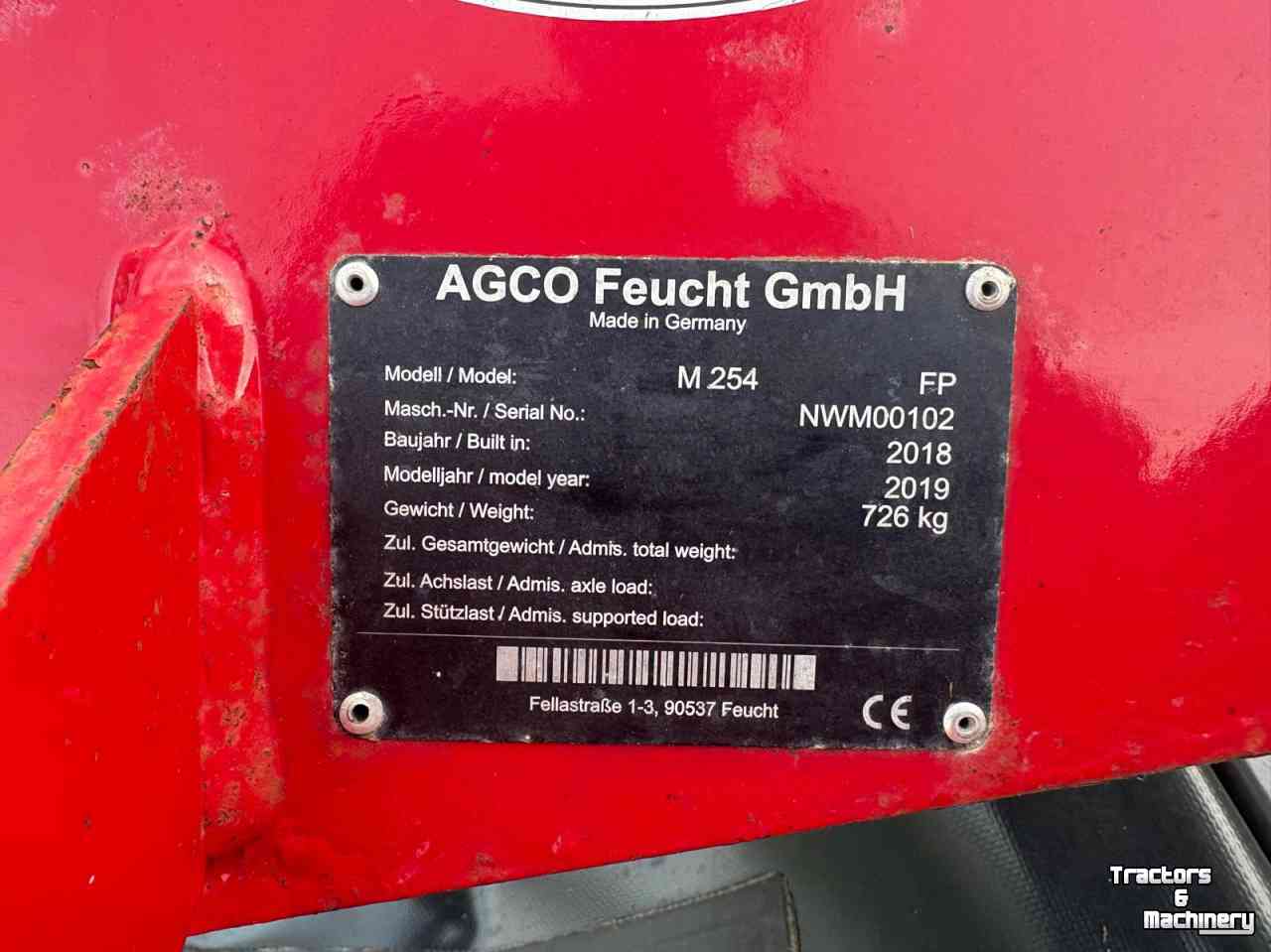 Maaier Massey Ferguson M 254 FP