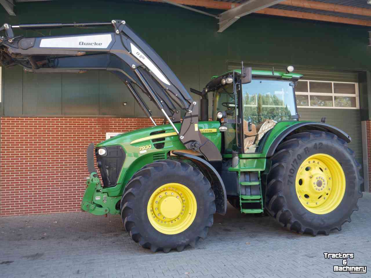 Tractor / Trekker John Deere 7930 AP + Quicke Q8m lader