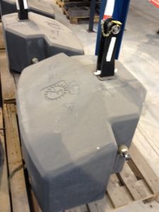 Frontgewichten Zuidberg 800 kg beton gewicht