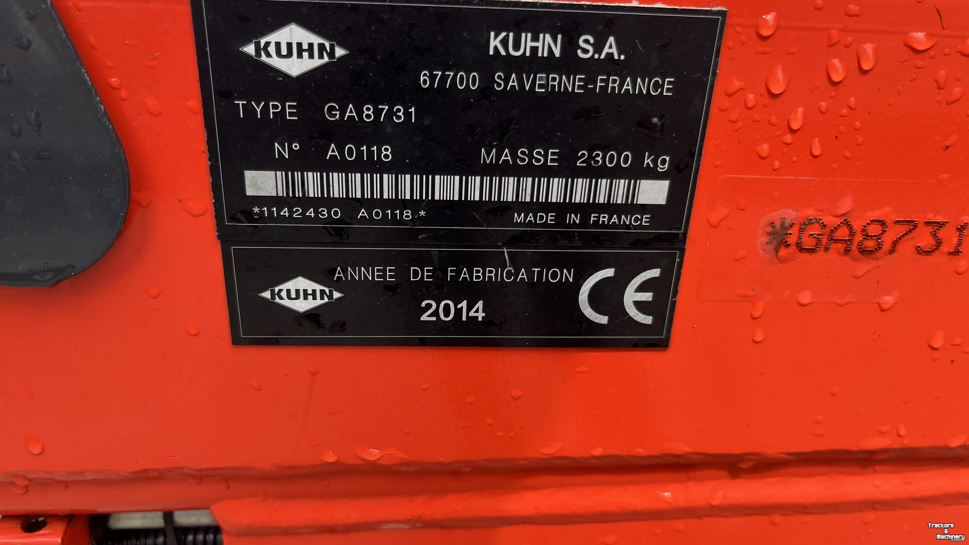 Rugger / Hark / Zwadhark Kuhn Kuhn GA 8731