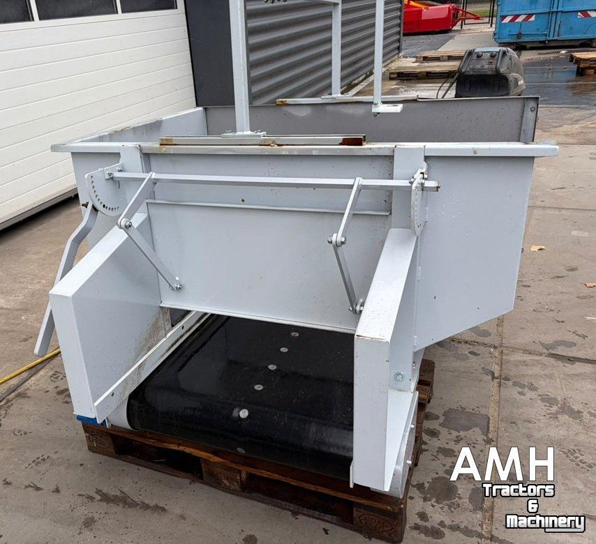 Transportband  1500X800 Bunker met uitvoerband, Feed hopper with discharge conveyor, Dosierbunker mit Austragsband