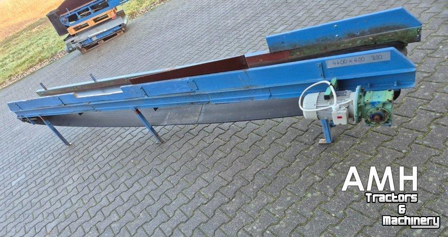 Transportband  4400X400 TRANSPORTBAND VLAKKE BAND FLAT BELT CONVEYOR BELT FLACHBAND FÖRDERBAND