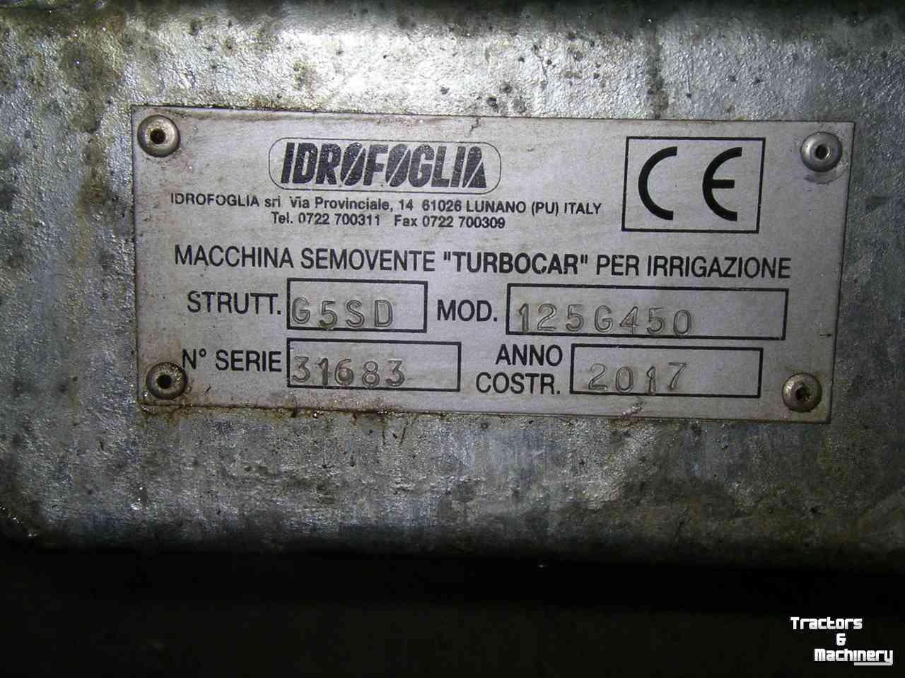 Beregeningshaspel Idrofoglia 125g450