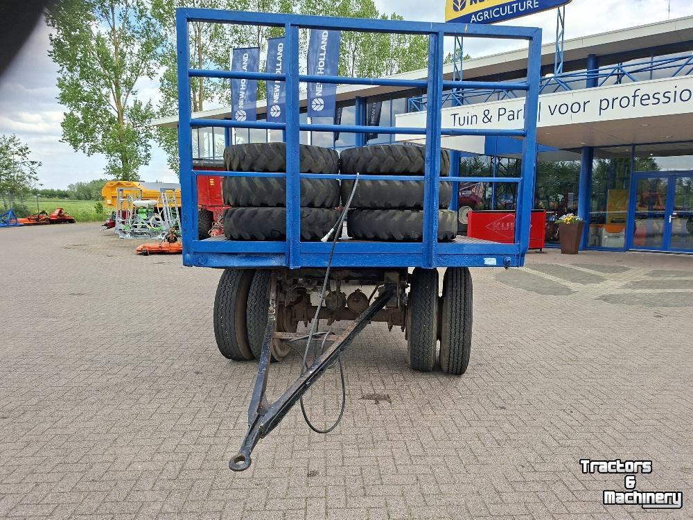 Dieplader / Aanhanger  PLATTE BALENWAGEN AANHANGER