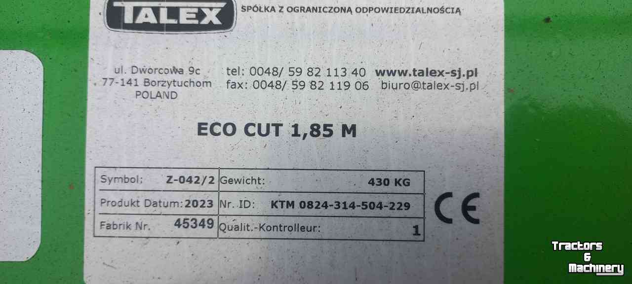 Maaier Talex Eco cut 1.85
