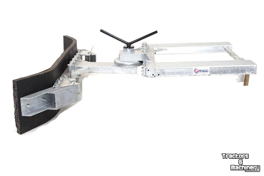 Rubberschuif Qmac 180 MECH SCHUIN + HOEK LEPELINSTEEK