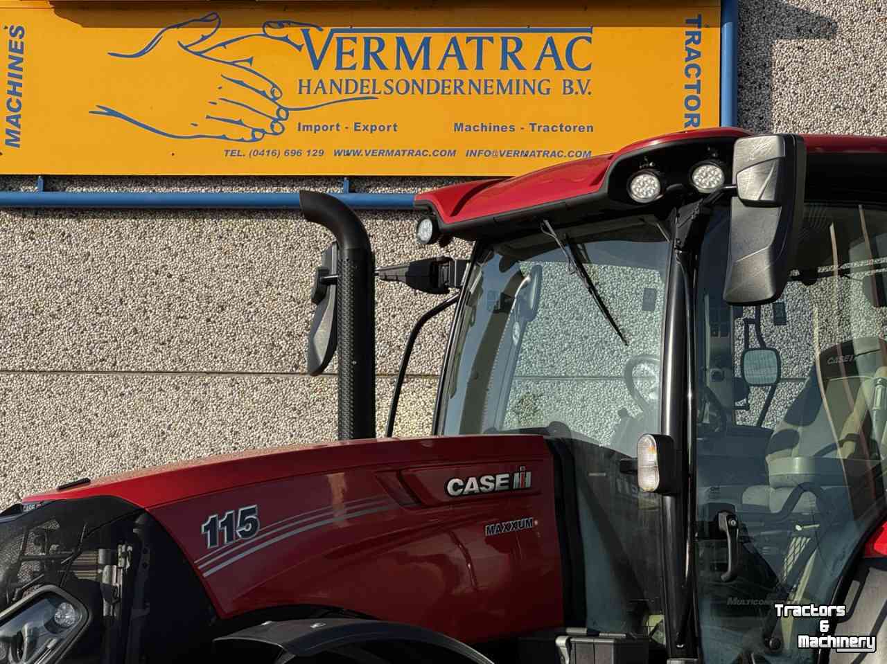 Tractor / Trekker Case-IH Maxxum 115 Active 8  vol geveerd 40km