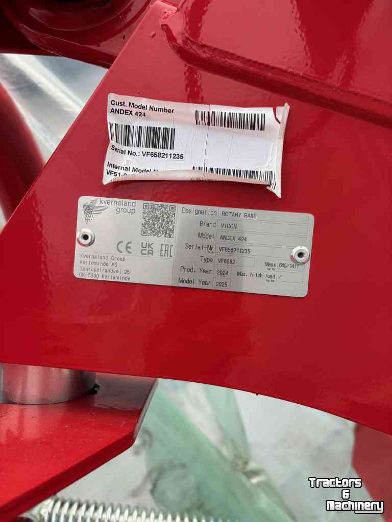 Rugger / Hark / Zwadhark Vicon Andex 424