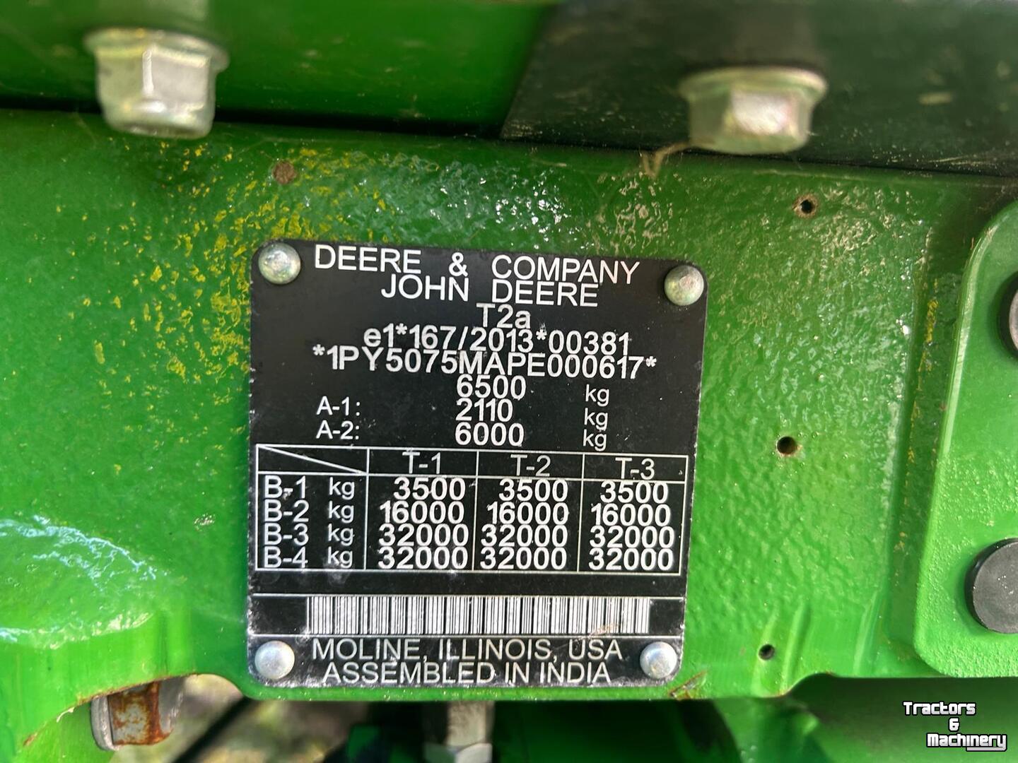 Tractor / Trekker John Deere 5075M