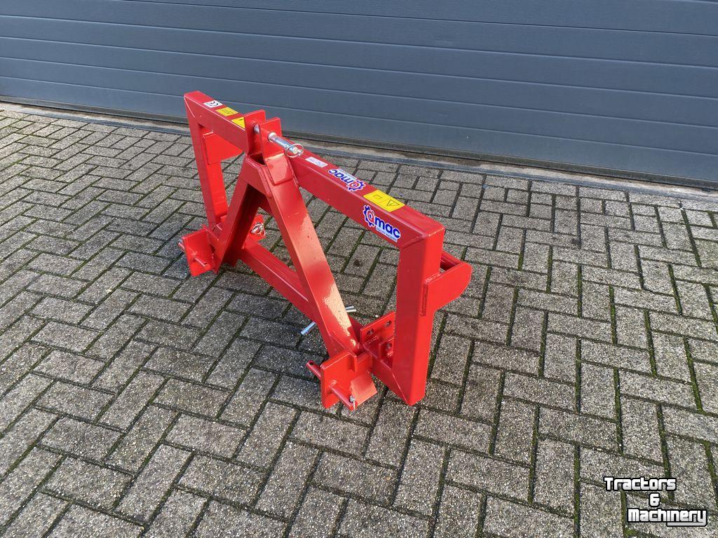 Front-laders / Frontlader / Voorlader Qmac Verloopadaptor cat2+accord>Euro
