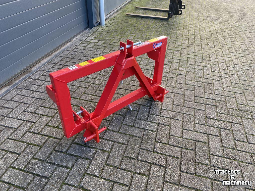 Front-laders / Frontlader / Voorlader Qmac Verloopadaptor cat2+accord>Euro