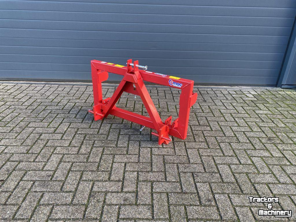 Front-laders / Frontlader / Voorlader Qmac Verloopadaptor cat2+accord>Euro