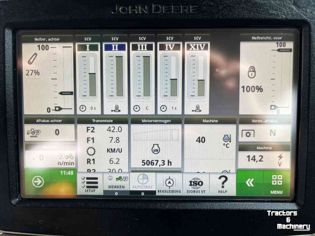 Traktoren John Deere 6175R Autopower Autotrack-Ready 5070 uur Nieuw op de banden