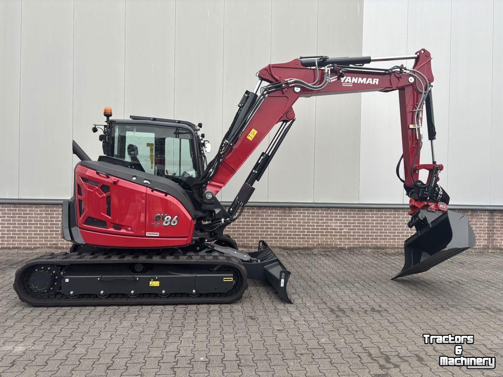 Mini-graver / Mini-graafmachine Yanmar SV86-7-2PB