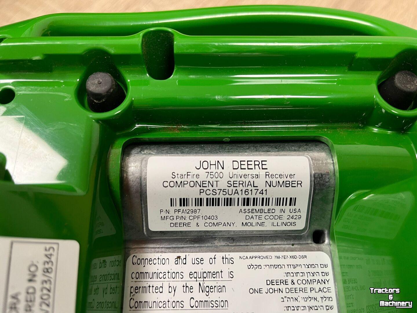 GPS besturings systemen en toebehoren John Deere STARFIRE 7500 RECEIVER