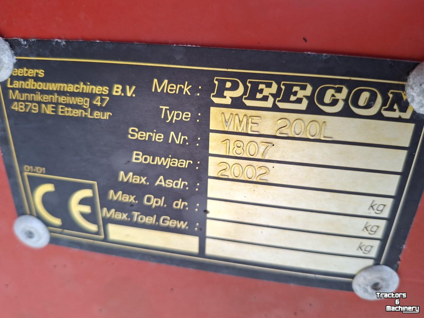 Voermengwagen Peecon VME 200L