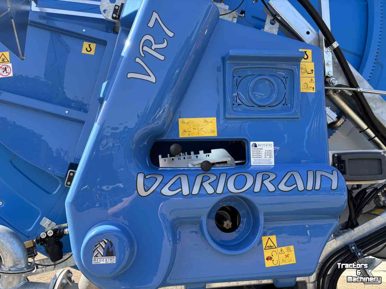 Beregeningshaspel Ocmis VR7R 120-620 tandemas beregeningshaspel
