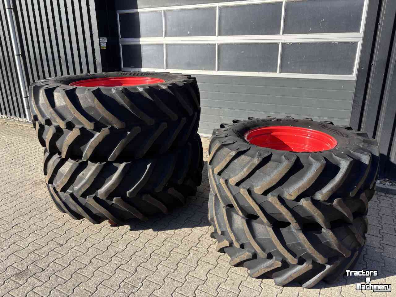 Wielen, Banden, Velgen & Afstandsringen Trelleborg 650/65R38 en 540/65R28 TM800 + Fendt velgen