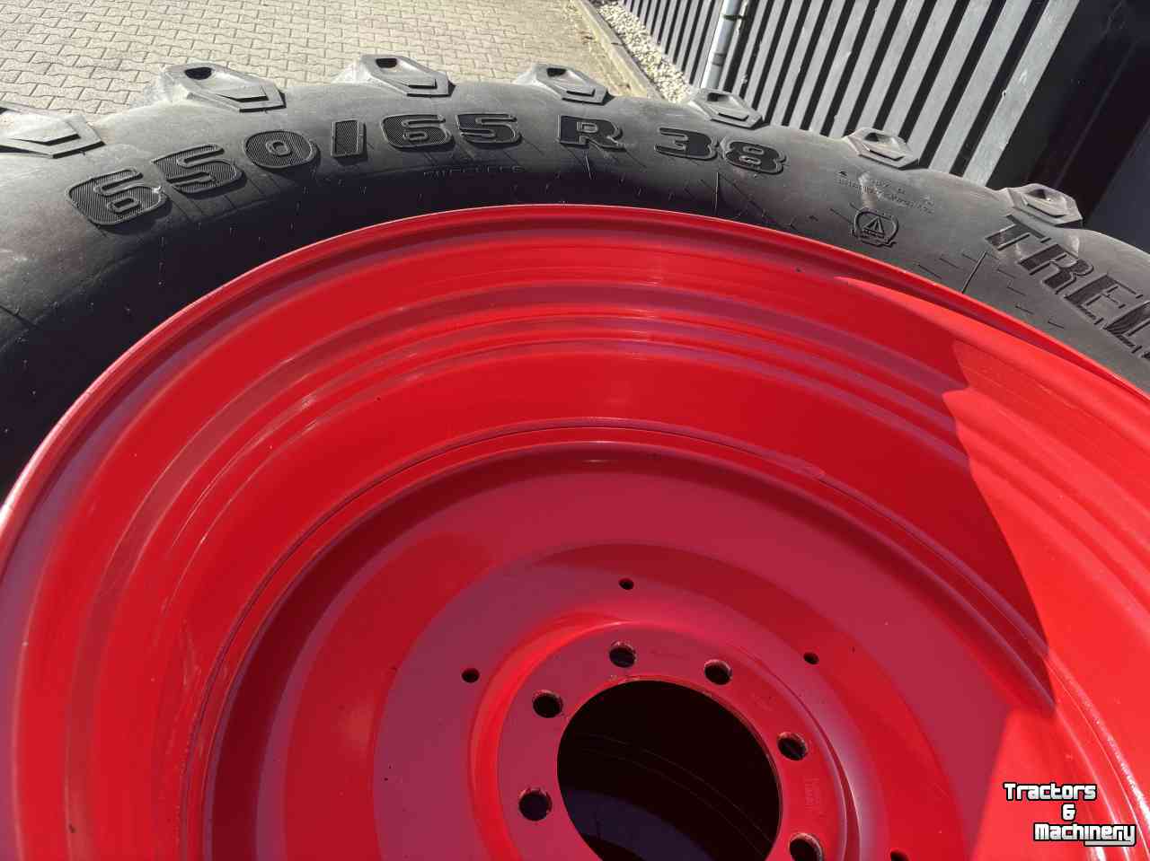 Wielen, Banden, Velgen & Afstandsringen Trelleborg 650/65R38 en 540/65R28 TM800 + Fendt velgen