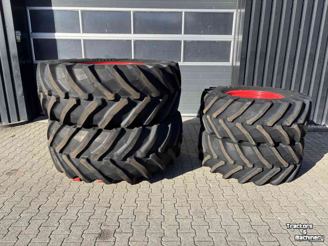 Wielen, Banden, Velgen & Afstandsringen Trelleborg 650/65R38 en 540/65R28 TM800 + Fendt velgen