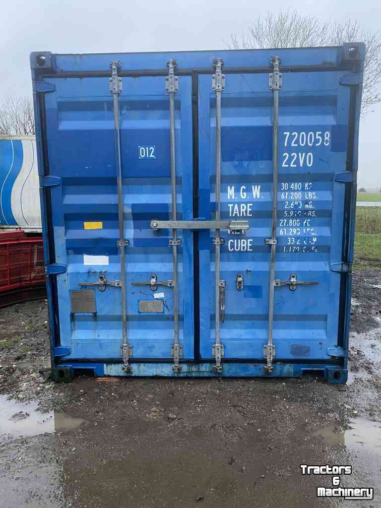 Overige machines en toebehoren voor werkplaats en erf  Zeecontainer 20ft