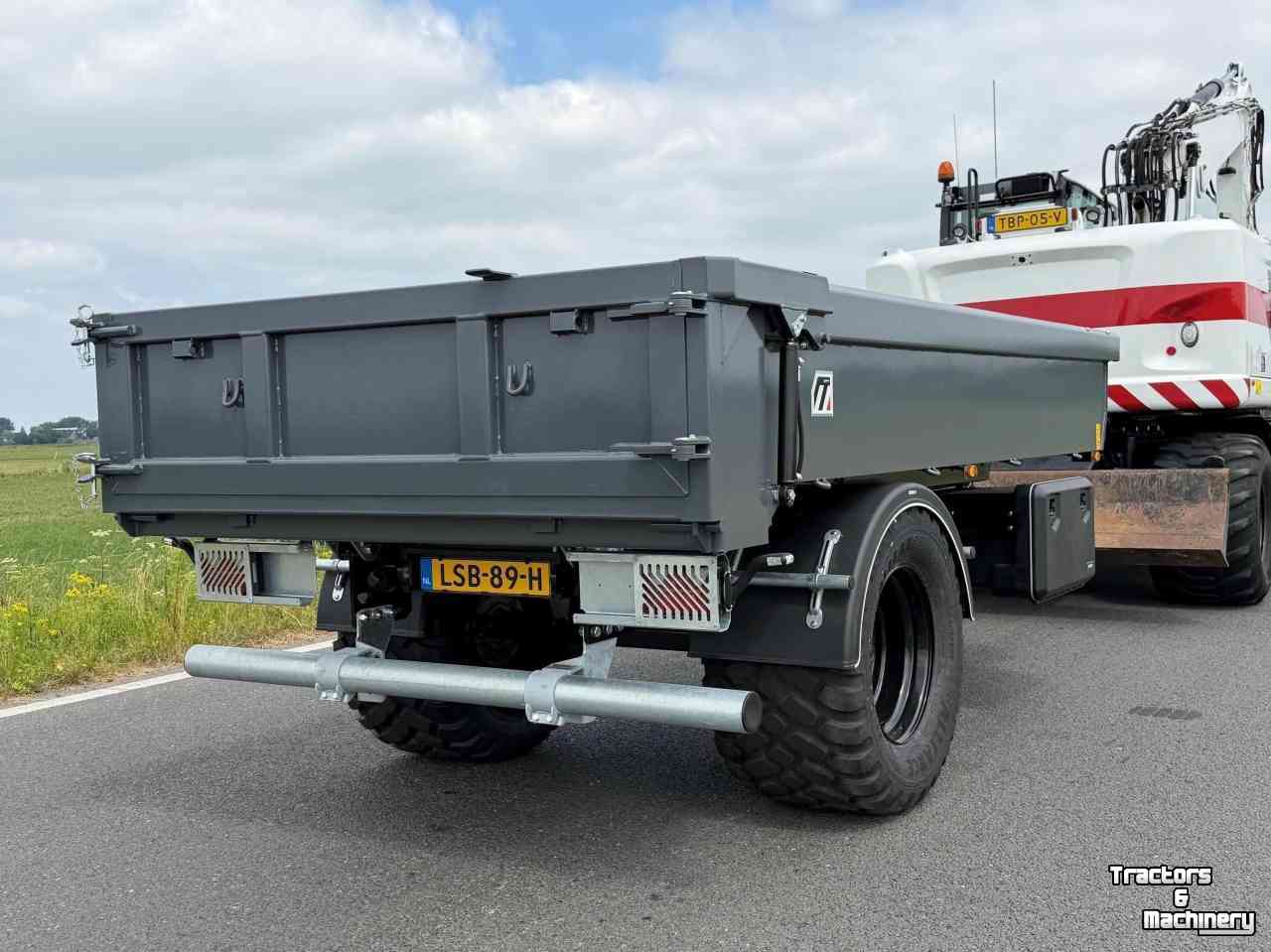 Trekkerbak / Transportbak Midejo Midejo Bakkenwagen / Bakkenkieper achter kraan