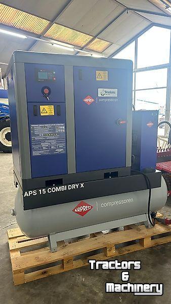 Mobiele compressor Airpress APS 15 CombiDry X schroefcompressor