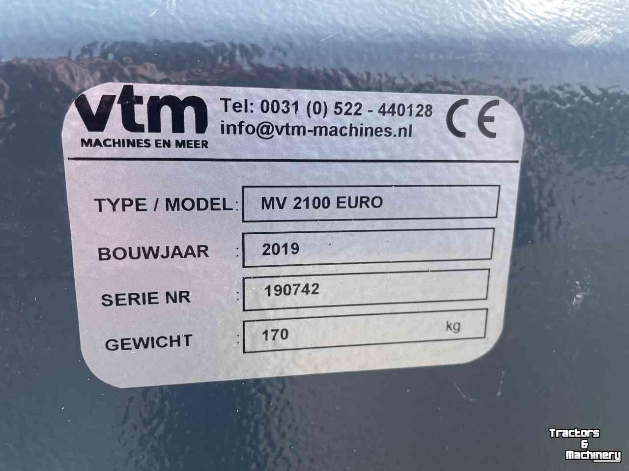 Mestgrijpers  VTM MV 2100 EURO