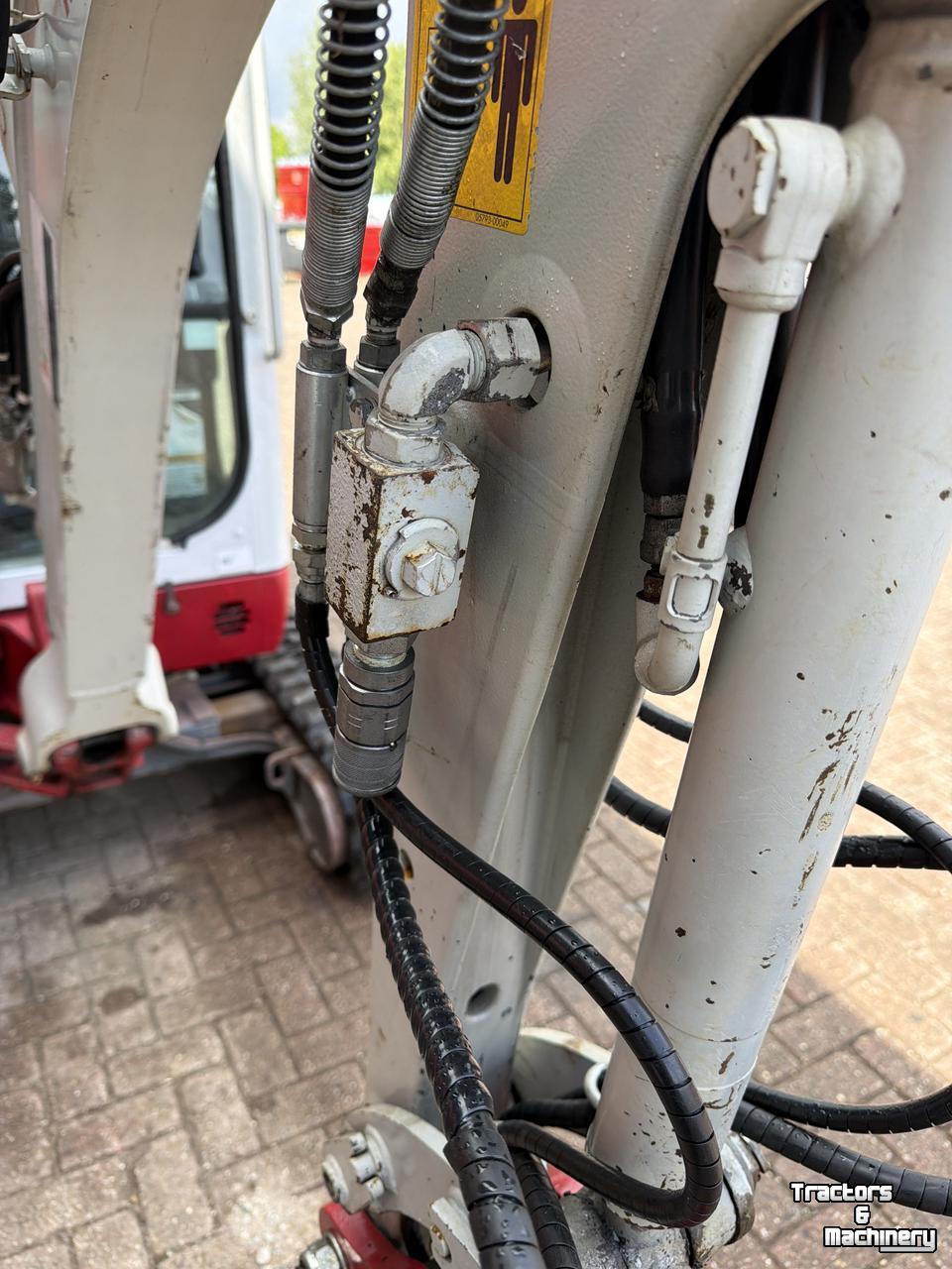 Bandenkraan / Graafmachine op wielen Takeuchi Kraan TB216
