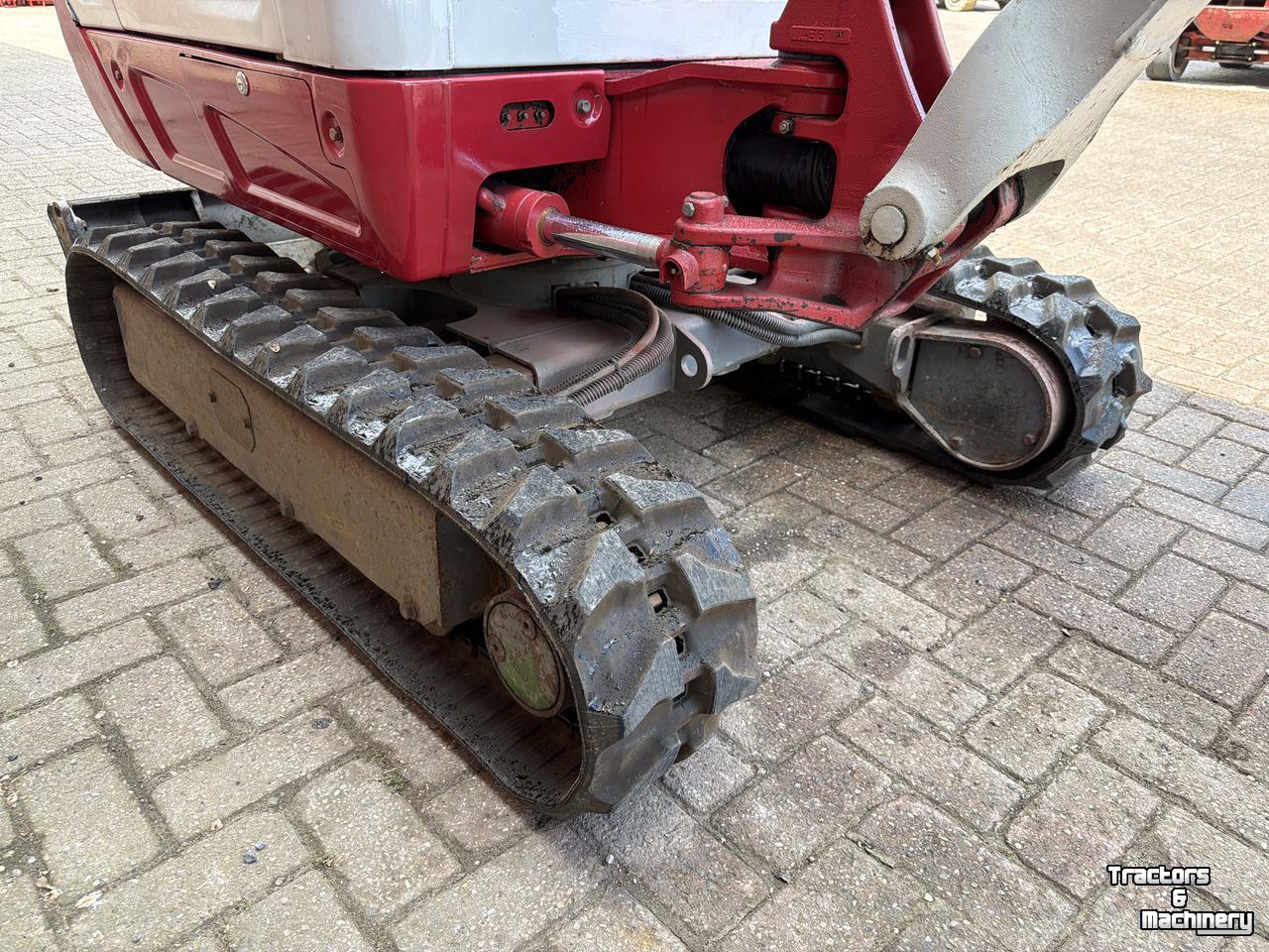 Bandenkraan / Graafmachine op wielen Takeuchi Kraan TB216