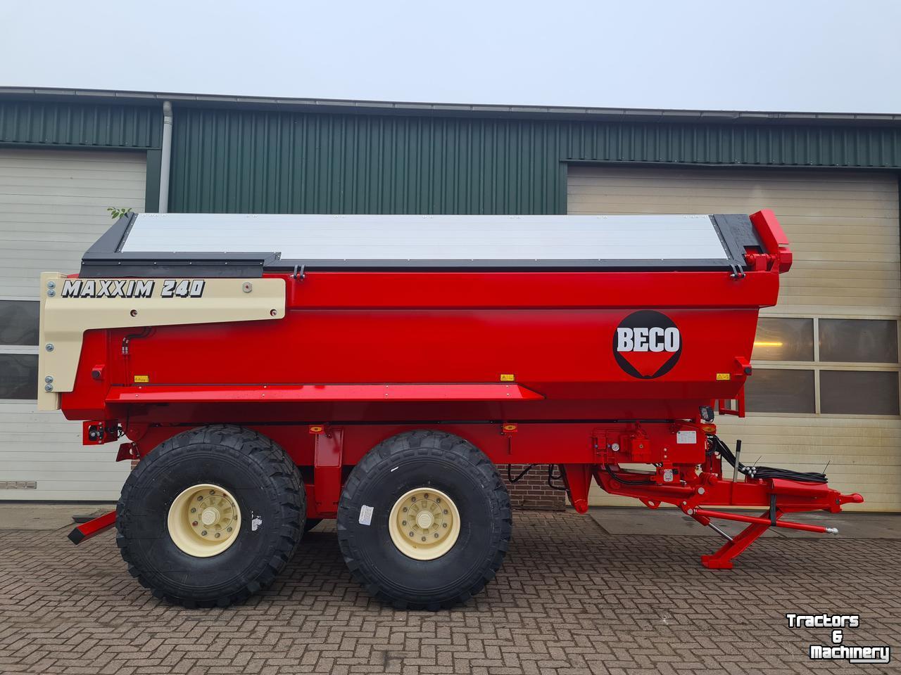 Kipper / Kiepwagen / Landbouwkipper Beco Kieper maxxim 240 XL