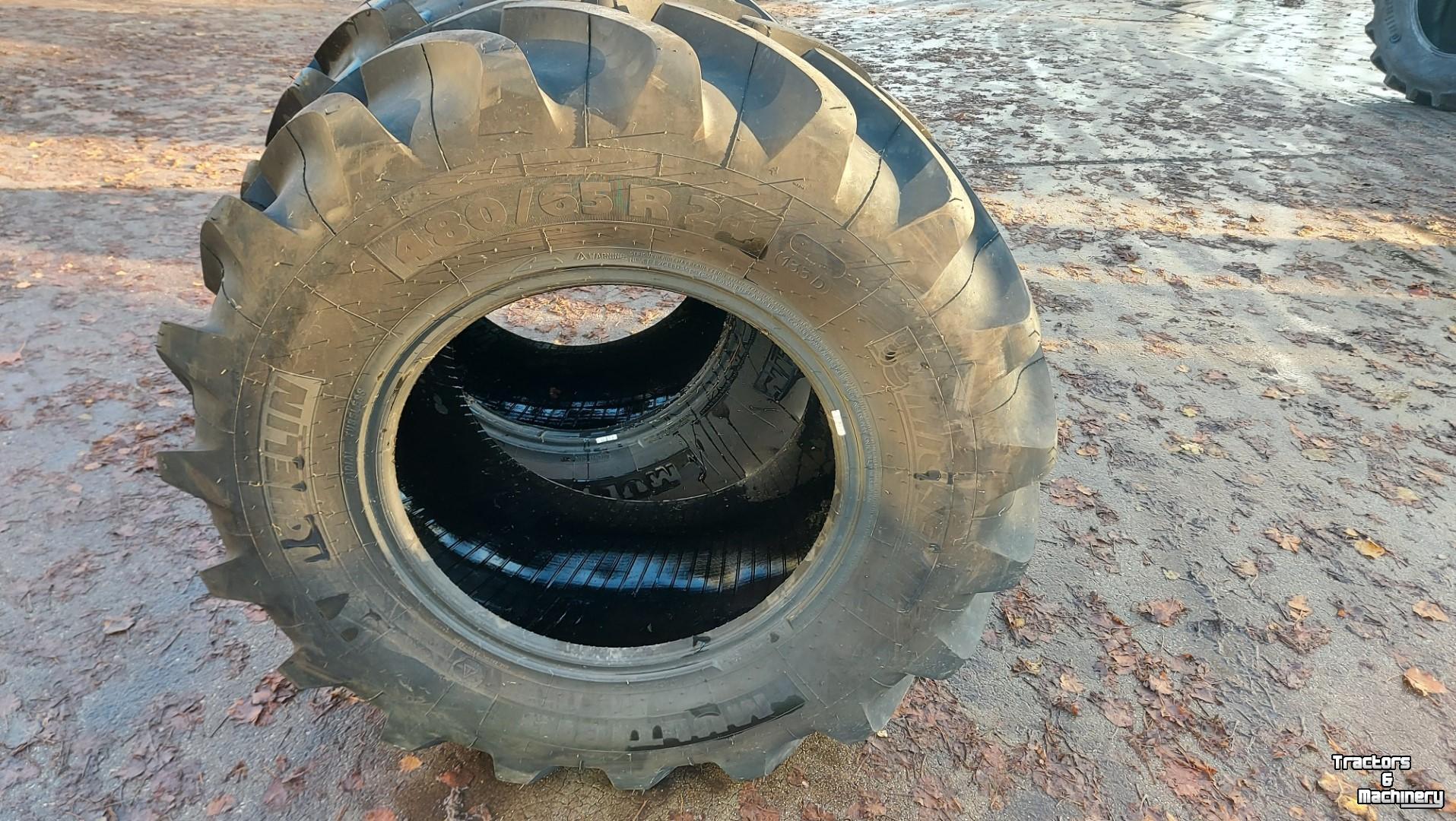 Wielen, Banden, Velgen & Afstandsringen Michelin 480/65R24