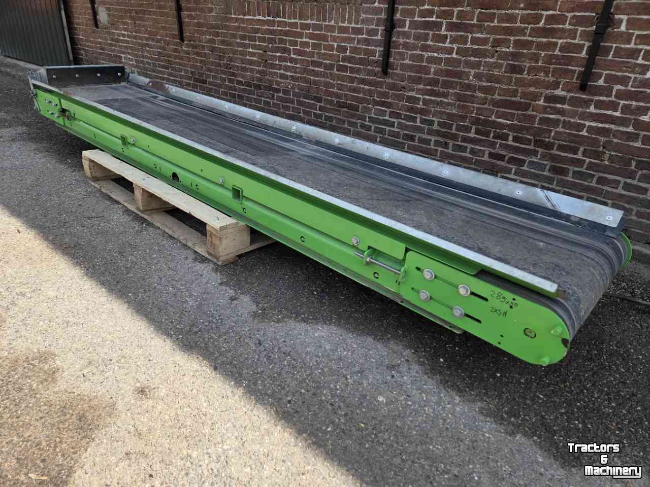 Transportband Miedema Jong gebruikte transportband, 285x50cm