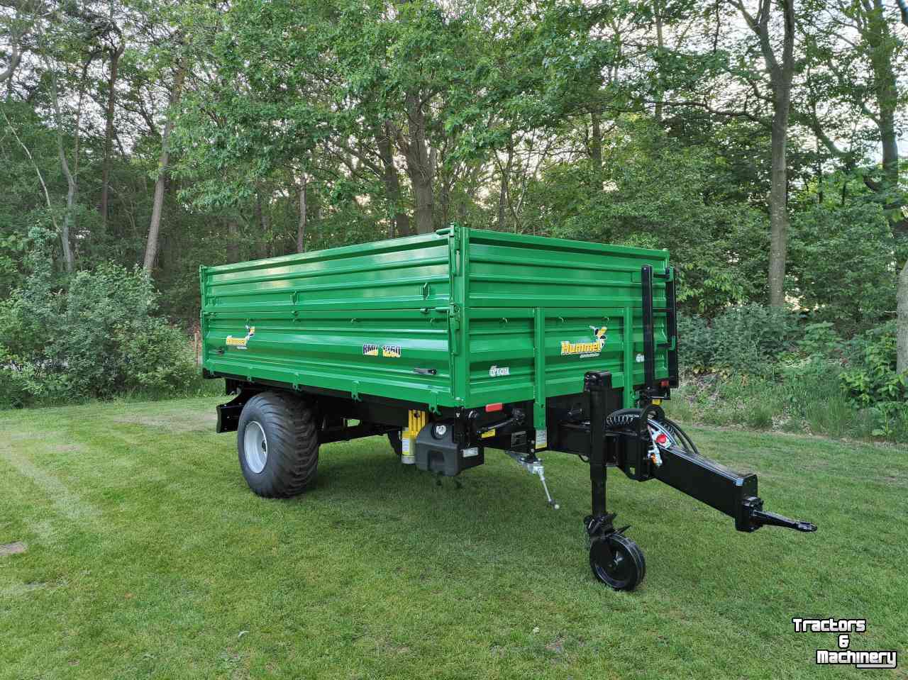 Kipper / Kiepwagen / Landbouwkipper  Hummel 5,0 tons driezijdige kipper