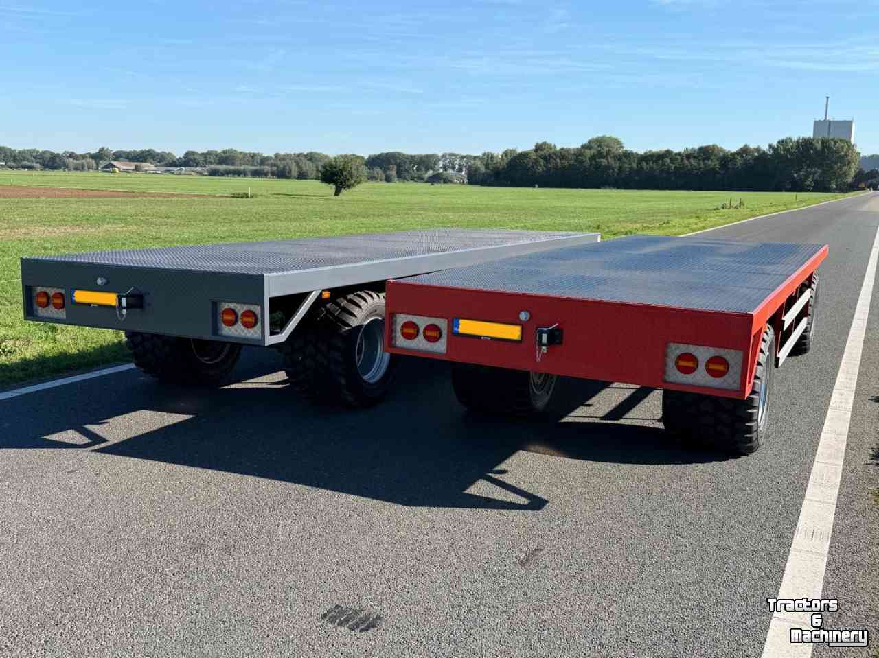 Vierwielige wagen / Landbouwwagen Midejo Balenwagen / landbouwwagen / balenkar lengte:   6,5, 7,5, 8,5 Midejo