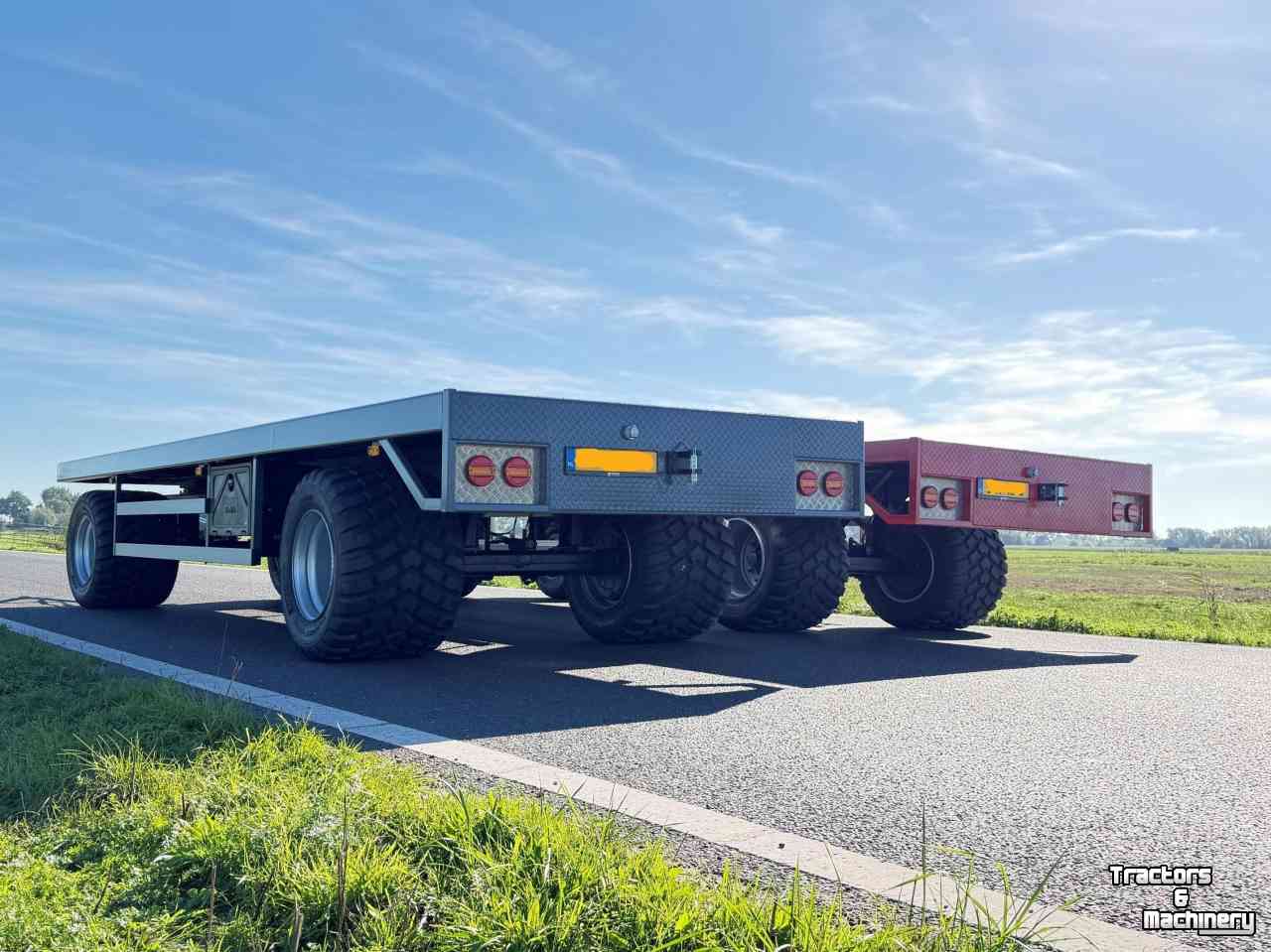 Vierwielige wagen / Landbouwwagen Midejo Balenwagen / landbouwwagen / balenkar lengte:   6,5, 7,5, 8,5 Midejo