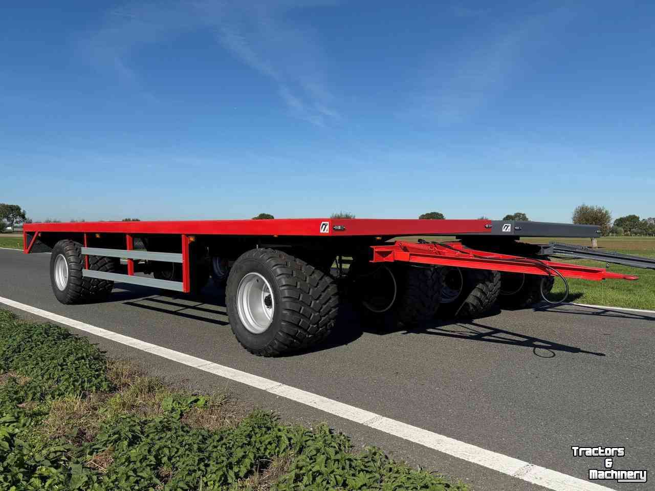 Vierwielige wagen / Landbouwwagen Midejo Balenwagen / landbouwwagen / balenkar lengte:   6,5, 7,5, 8,5 Midejo