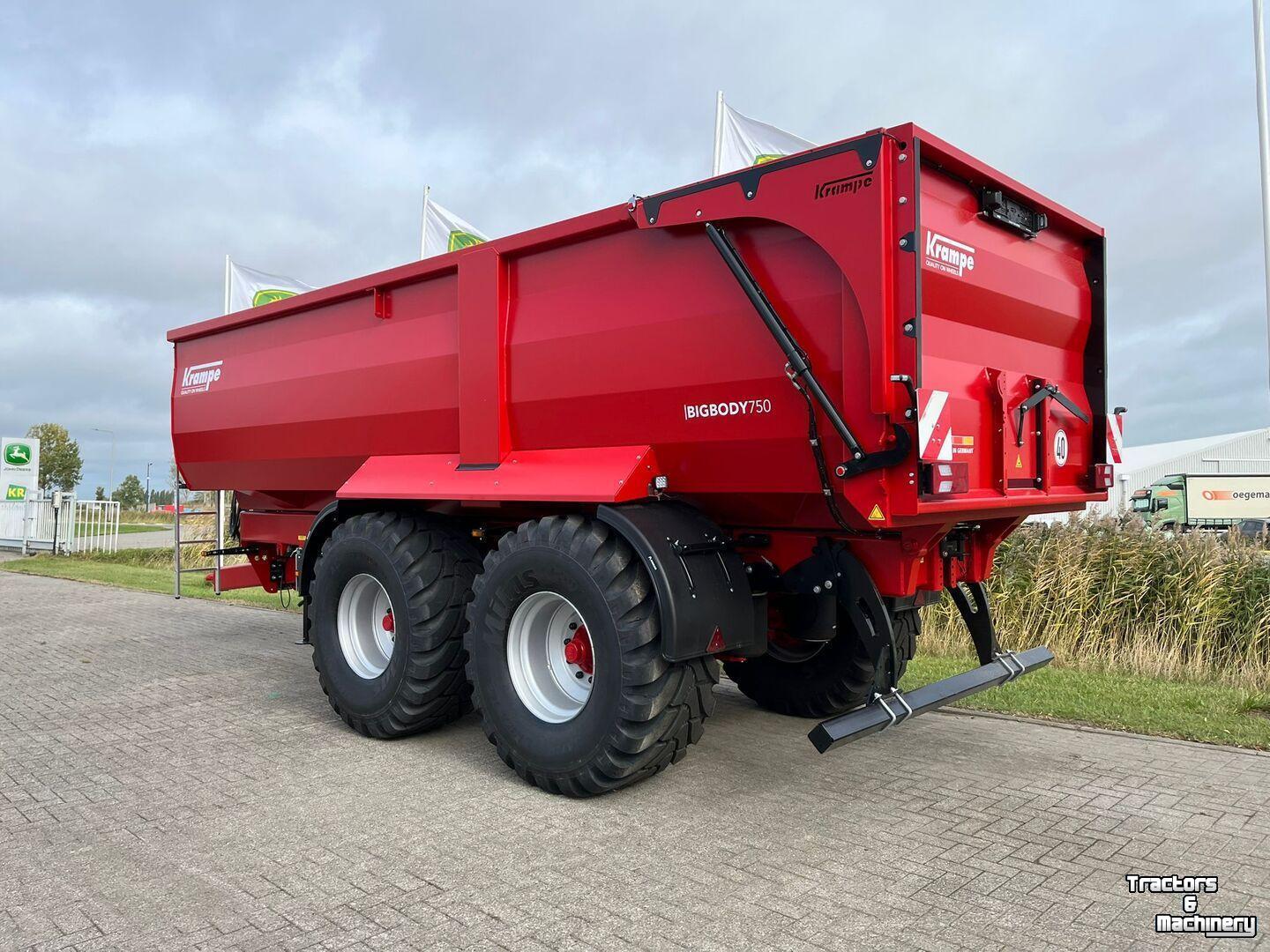 Kipper / Kiepwagen / Landbouwkipper Krampe Big Body 750