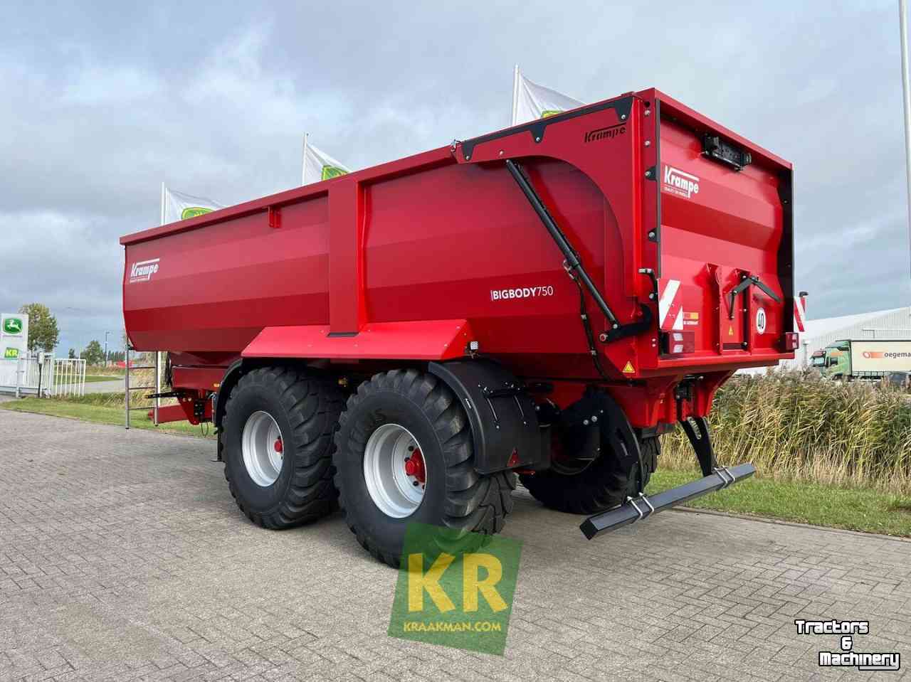Gronddumper / Zandkipper / Grondverzetkipwagen / Dumper Krampe Big Body 750