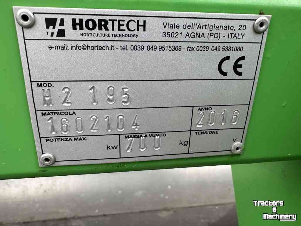Plantmachine  Hortus / Hortech Due Automatic H2 195  folieplantmachine