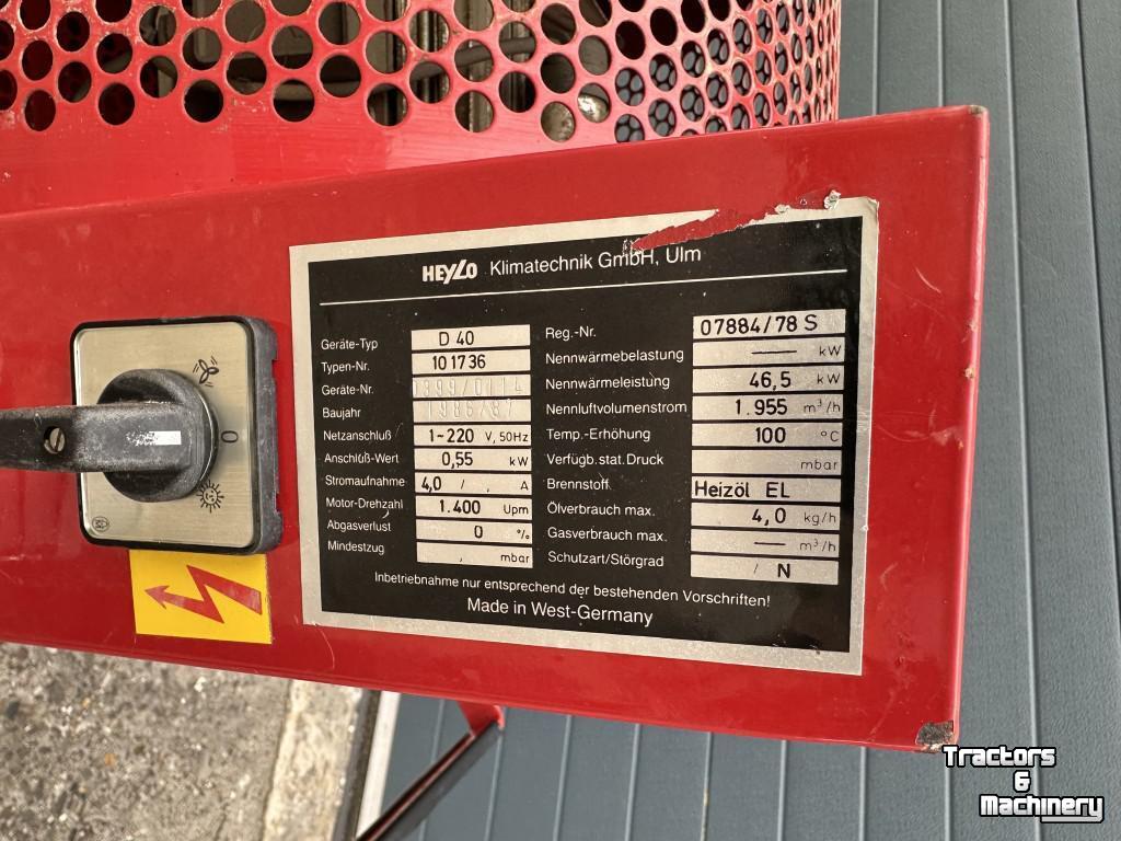 Klimatiseringsapparatuur  D 40 Diesel Heteluchtkanon