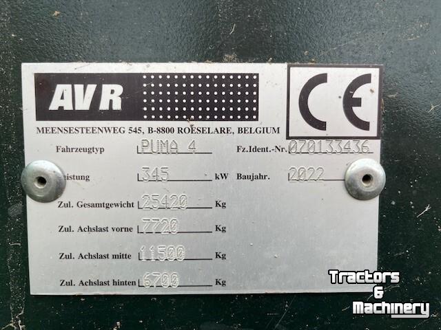 Aardappelrooier AVR Puma 4.0