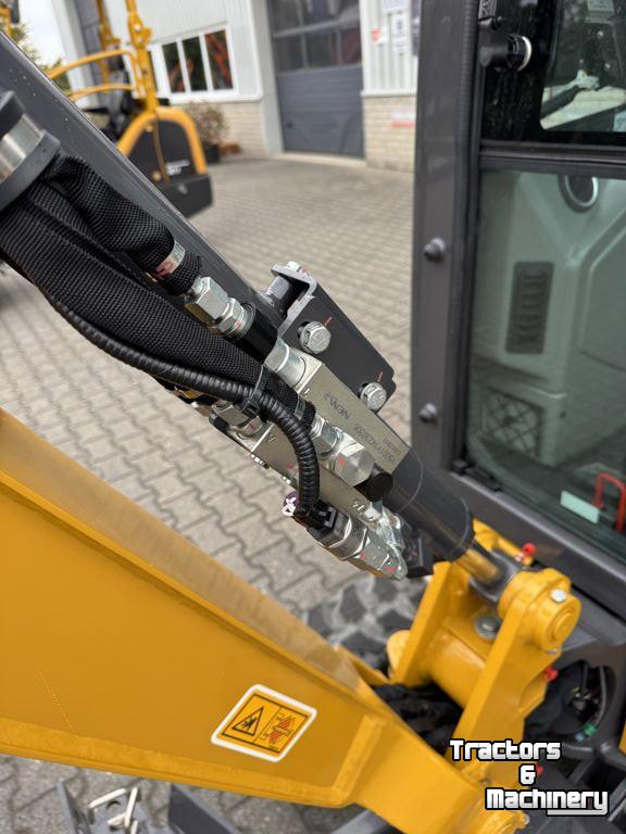 Bandenkraan / Graafmachine op wielen XCMG XCMG minigraver lease €230 p/mnd Kubota